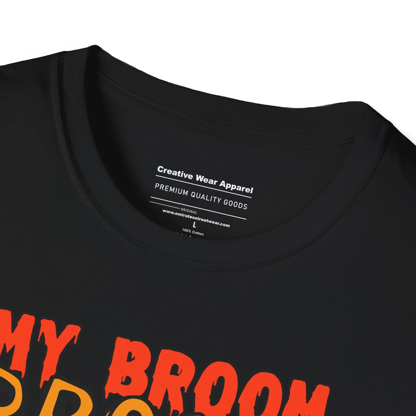 My Broom Broke So Now I Go Camping T-Shirt β Funny Witch Halloween Shirt β Spooky Camping Graphic Tee