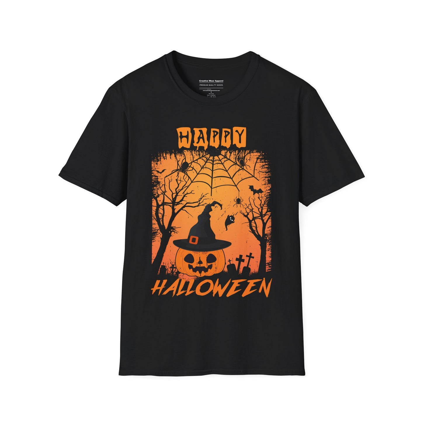 Happy Halloween T-Shirt β Funny Halloween Graphic Tee β Spooky Holiday Shirt