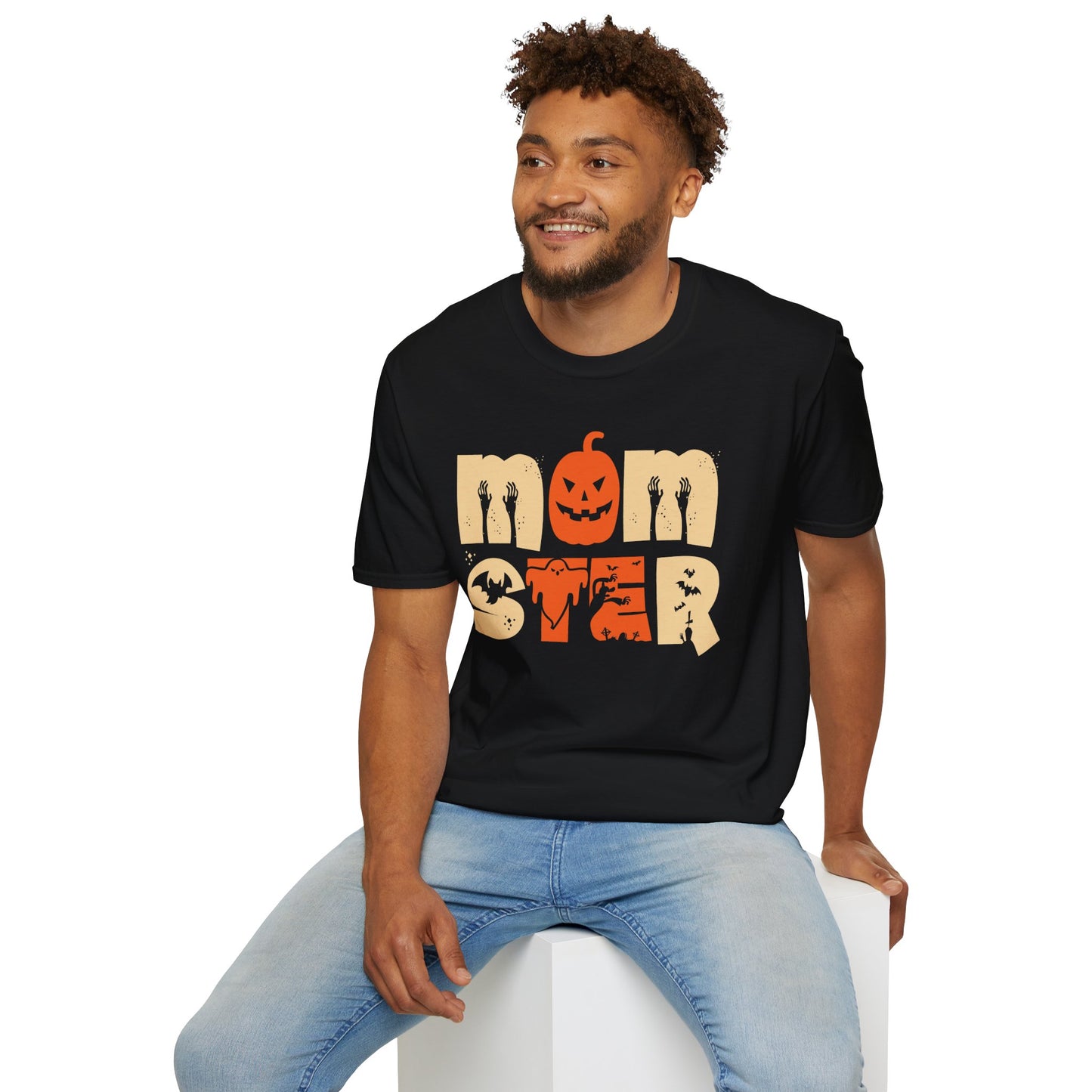 Halloween Momster T-Shirt β Funny Spooky Mom Graphic Tee β Cute Scary Halloween Shirt
