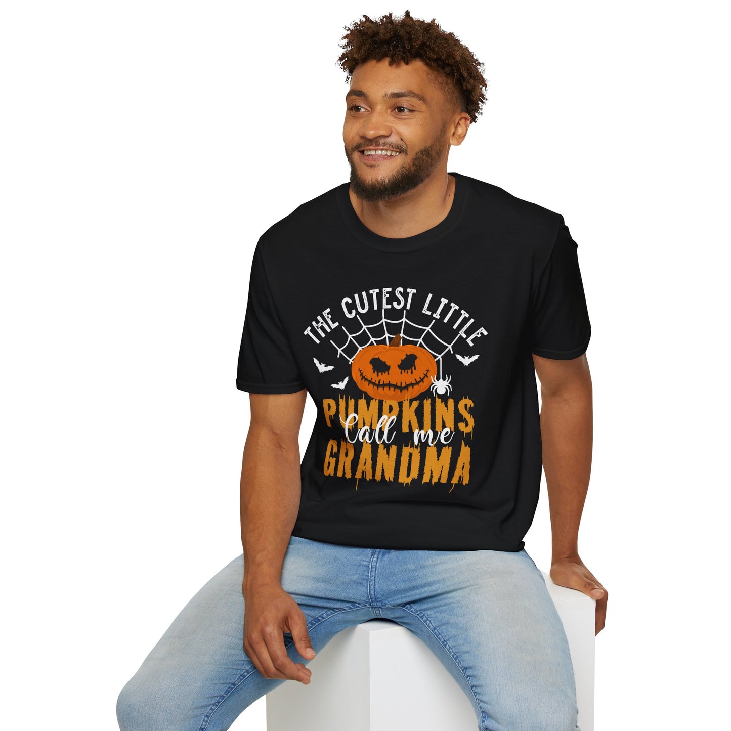 The Cutest Little Pumpkins Call Me Grandma T-Shirt β Funny Halloween Graphic Tee β Spooky Fall Grandma Shirt
