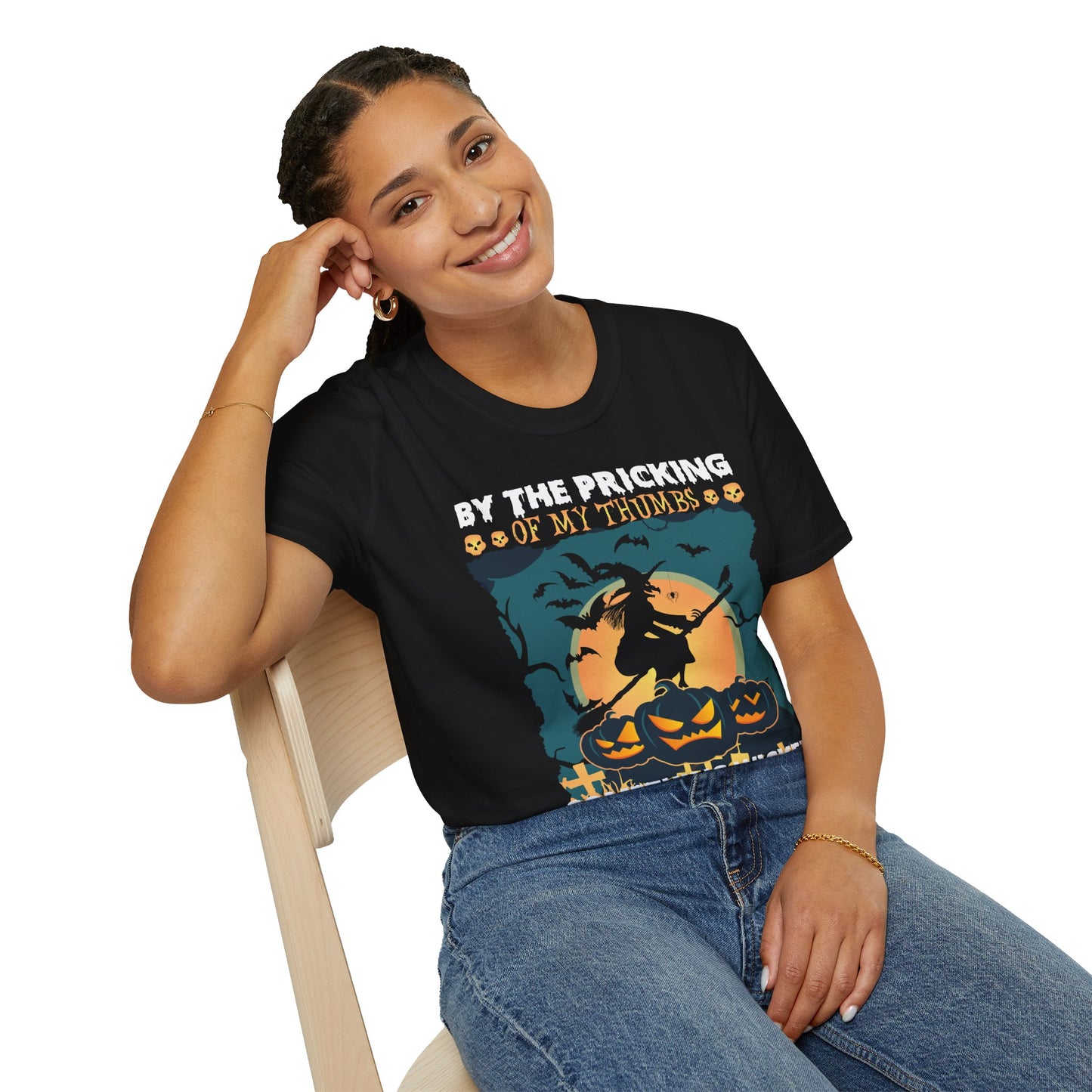 By The Pricking Of My Thumbs T-Shirt β Witchy Halloween Graphic Tee β Spooky Shakespeare Quote Shirt