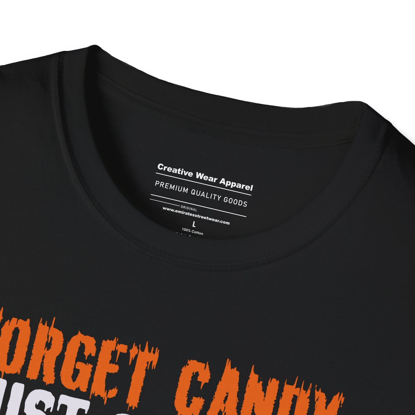 Forget Candy Just Give Me Mask And Sanitizer T-Shirt β Funny Halloween Graphic Tee β Spooky Holiday Shirt