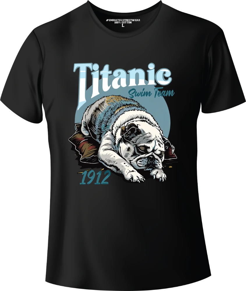 Titanic Swim Team 1912 – Funny Sarcastic Animal T-Shirt for Men, Women & Kids | D-128