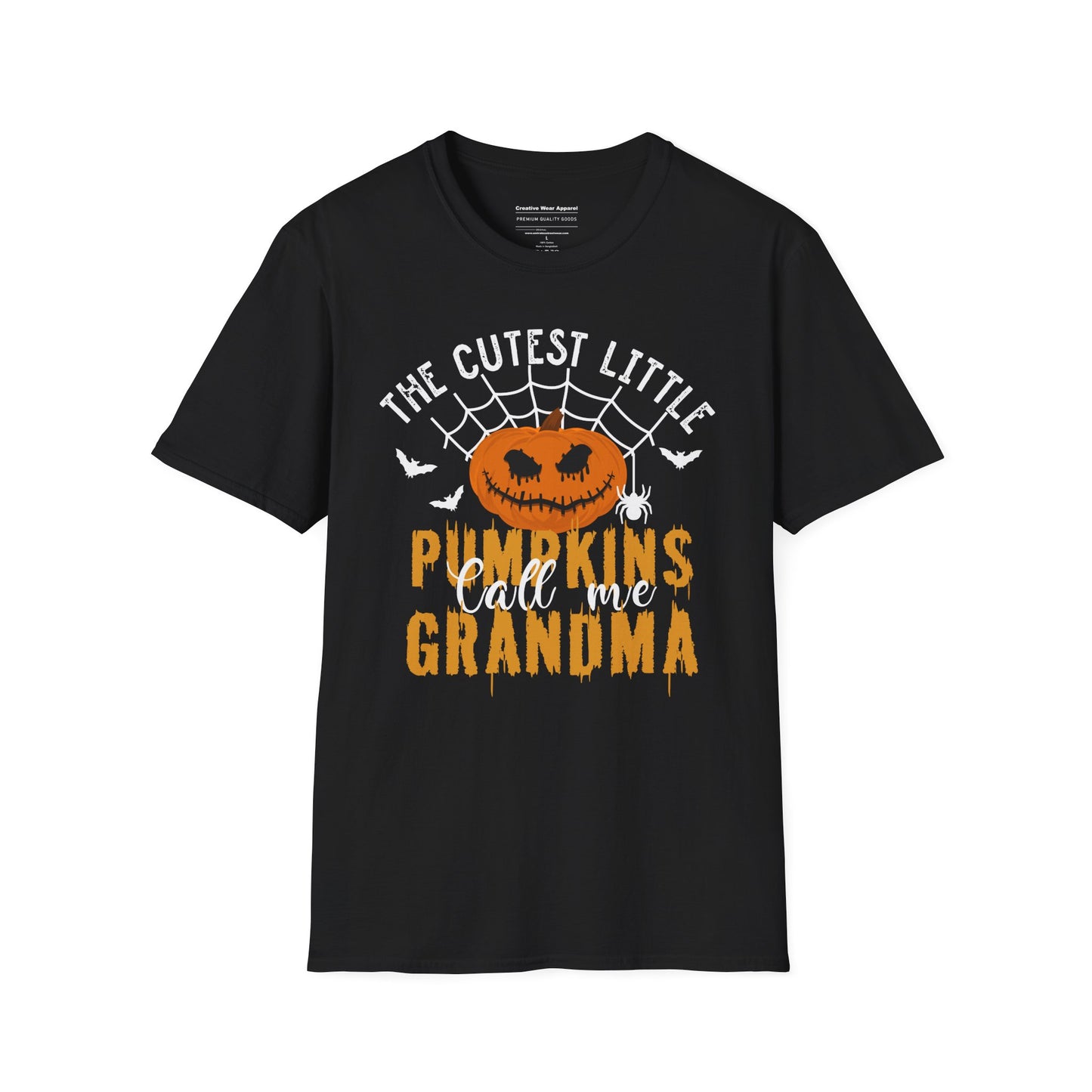 The Cutest Little Pumpkins Call Me Grandma T-Shirt β Funny Halloween Graphic Tee β Spooky Fall Grandma Shirt