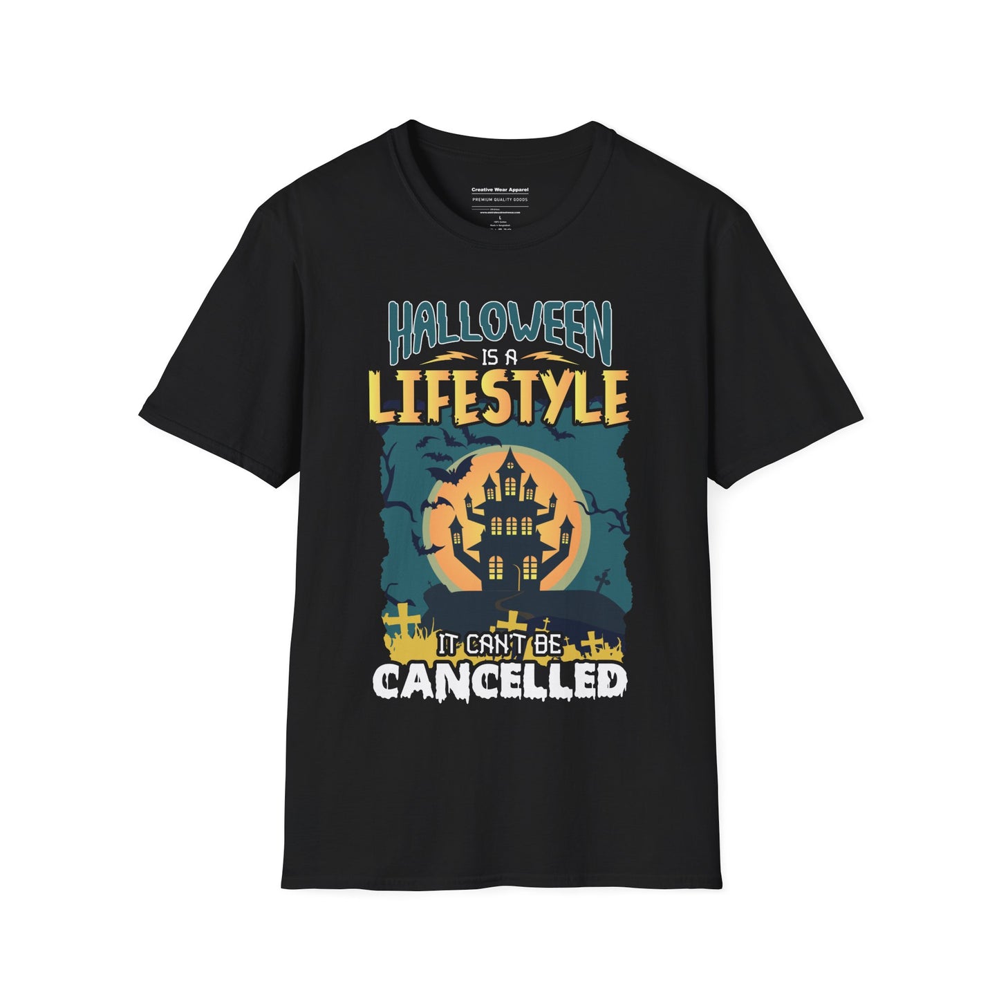 Halloween Is A Lifestyle It Can’t Be Cancelled T-Shirt – Funny Spooky Graphic Tee – Halloween Lover Shirt