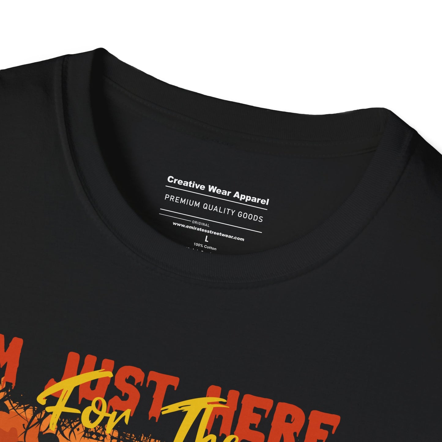 I Am Just Here For The Boos T-Shirt β Funny Halloween Drinking Graphic Tee β Spooky Party Shirt