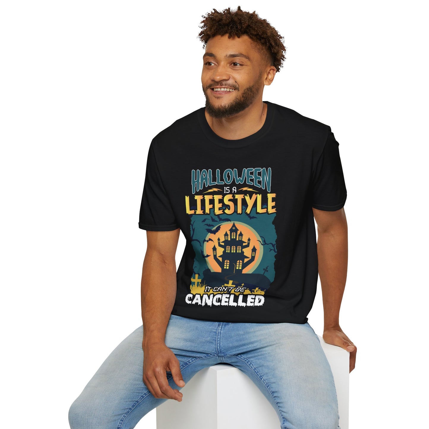 Halloween Is A Lifestyle It Can’t Be Cancelled T-Shirt – Funny Spooky Graphic Tee – Halloween Lover Shirt