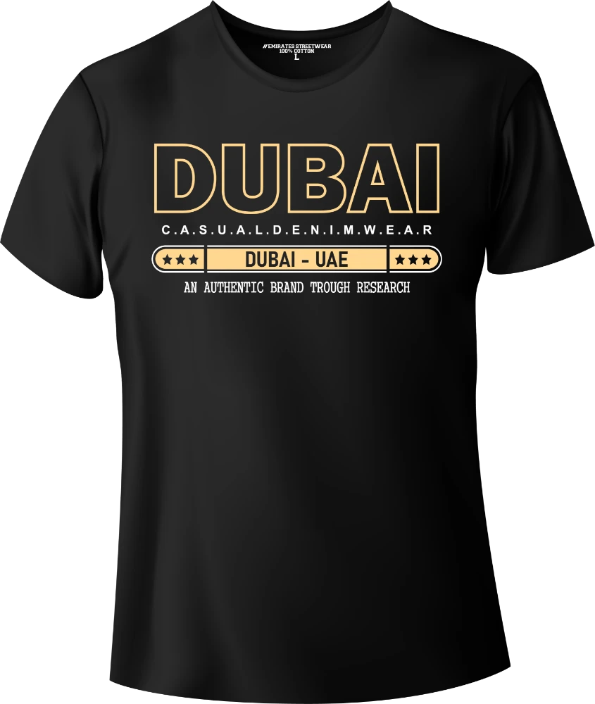 Dubai Exclusive Streetwear T-Shirt | Gift / Souvenir Unisex Tee for Men, Women & Kids D-165
