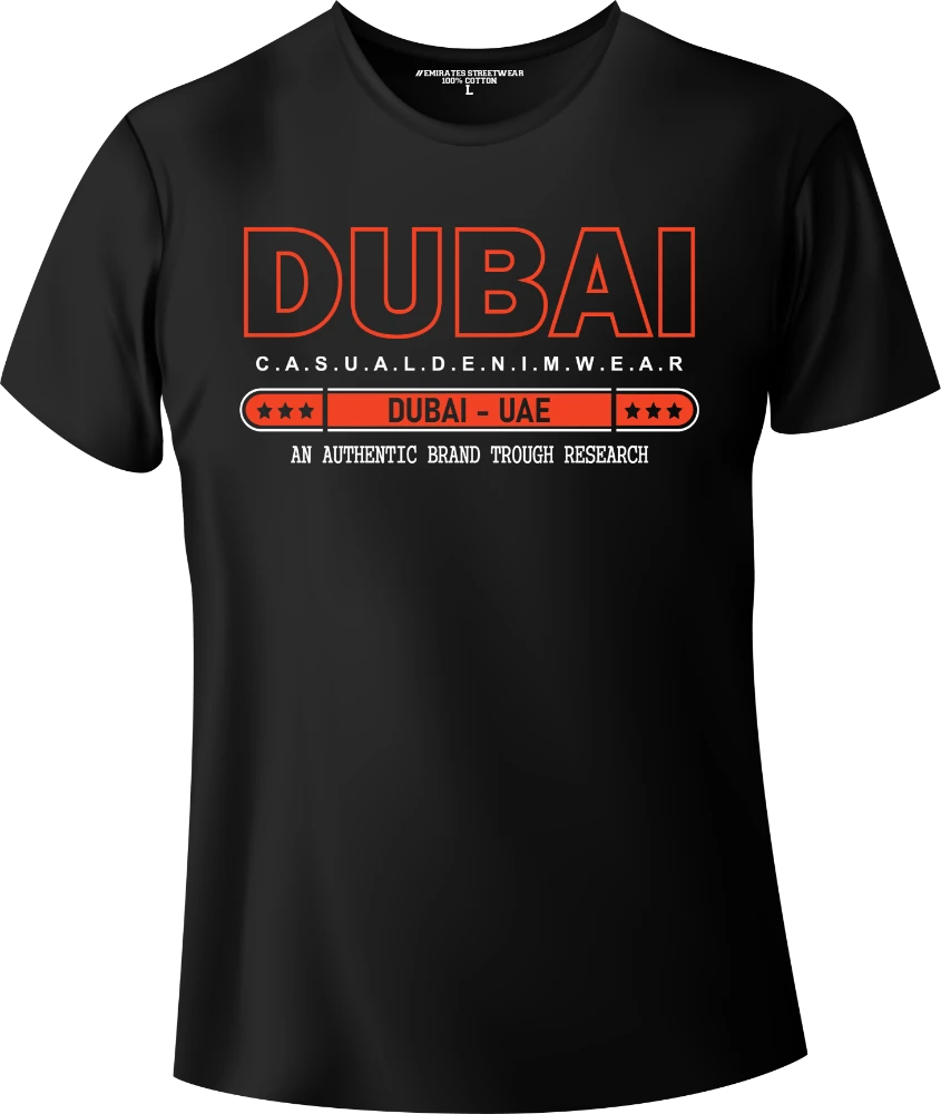 Dubai Exclusive Streetwear T-Shirt | Gift / Souvenir Unisex Tee for Men, Women & Kids D-165