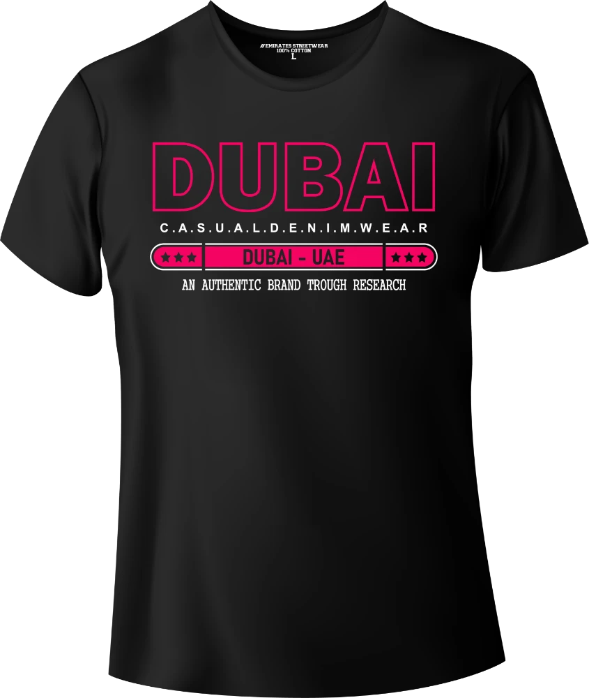 Dubai Exclusive Streetwear T-Shirt | Gift / Souvenir Unisex Tee for Men, Women & Kids D-165