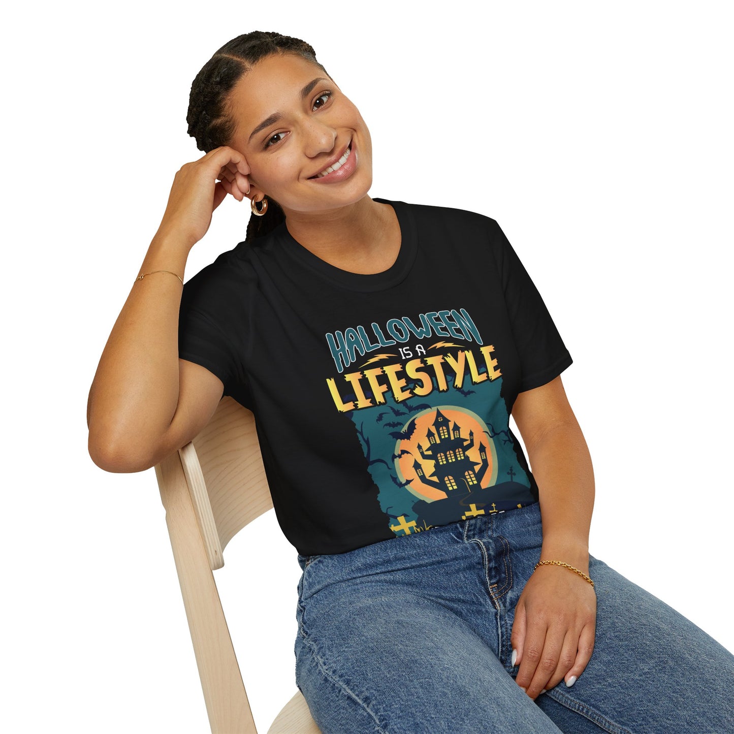 Halloween Is A Lifestyle It Can’t Be Cancelled T-Shirt – Funny Spooky Graphic Tee – Halloween Lover Shirt