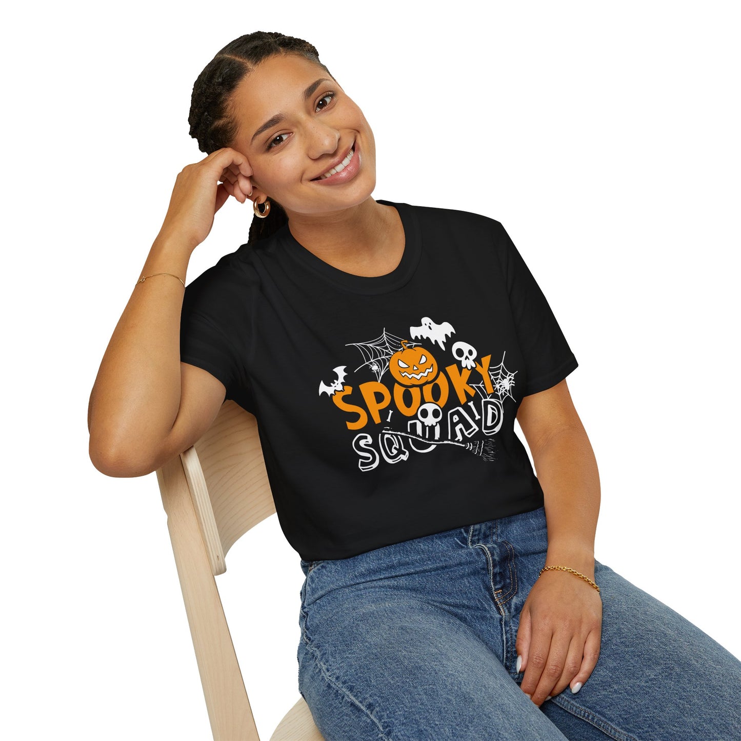 Spooky Squad T-Shirt β Funny Halloween Graphic Tee β Spooky Holiday Shirt