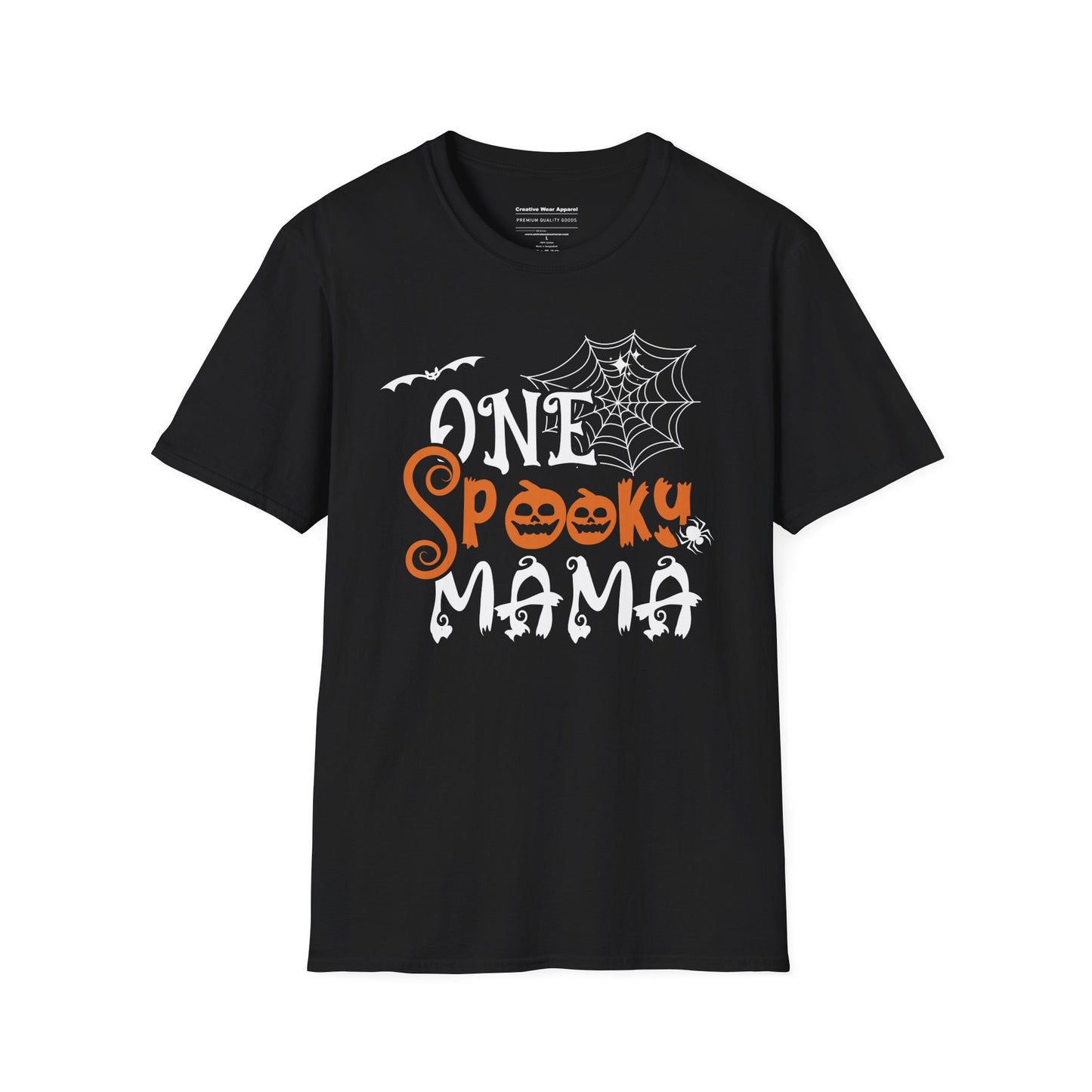 One Spooky Mama T-Shirt β Funny Halloween Graphic Tee β Spooky Holiday Shirt