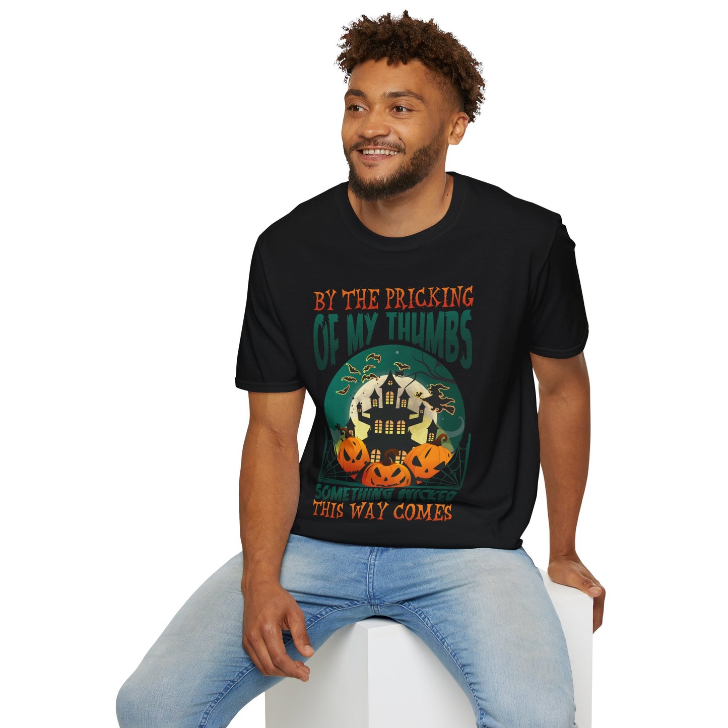By The Pricking Of My Thumbs T-Shirt β Witchy Halloween Graphic Tee β Shakespeare Inspired Spooky Shirt