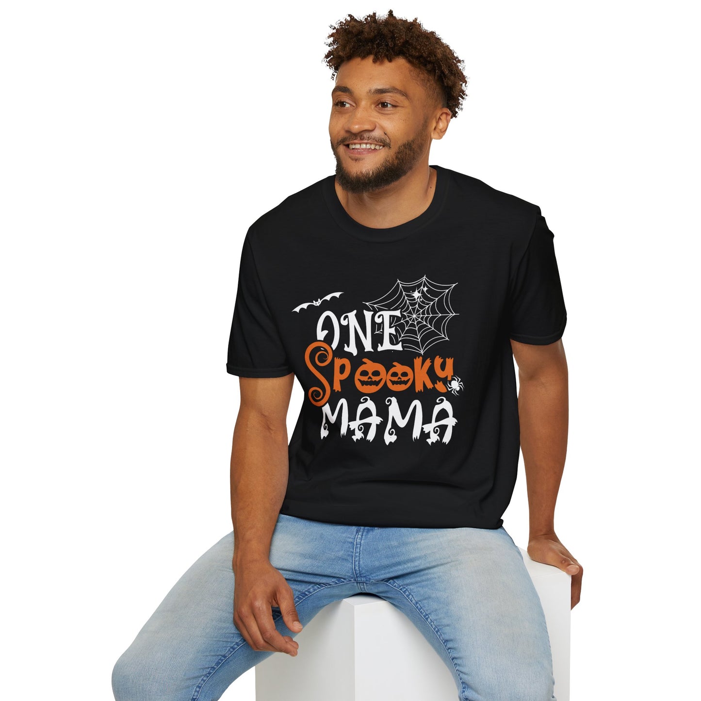One Spooky Mama T-Shirt β Funny Halloween Graphic Tee β Spooky Holiday Shirt