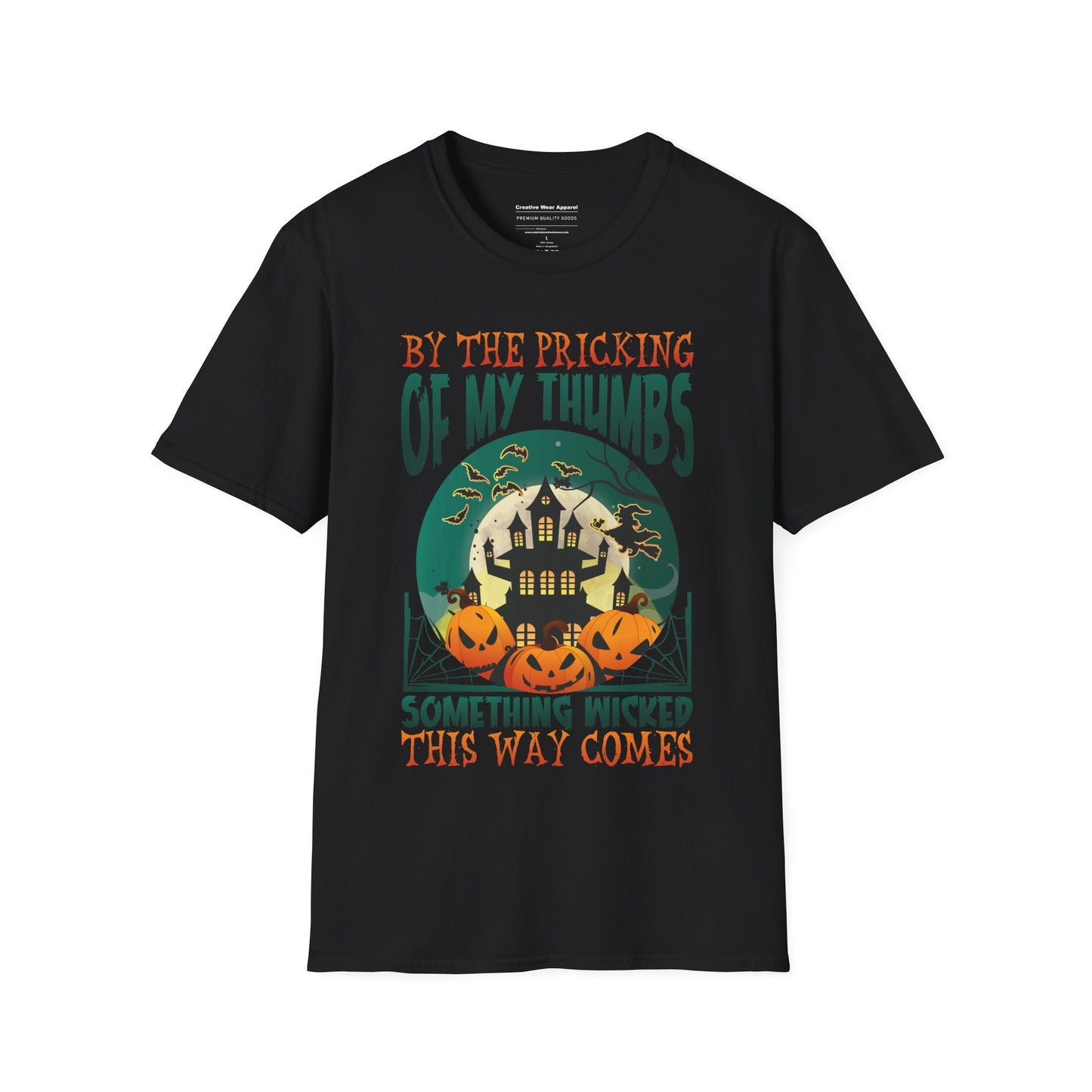 By The Pricking Of My Thumbs T-Shirt β Witchy Halloween Graphic Tee β Shakespeare Inspired Spooky Shirt