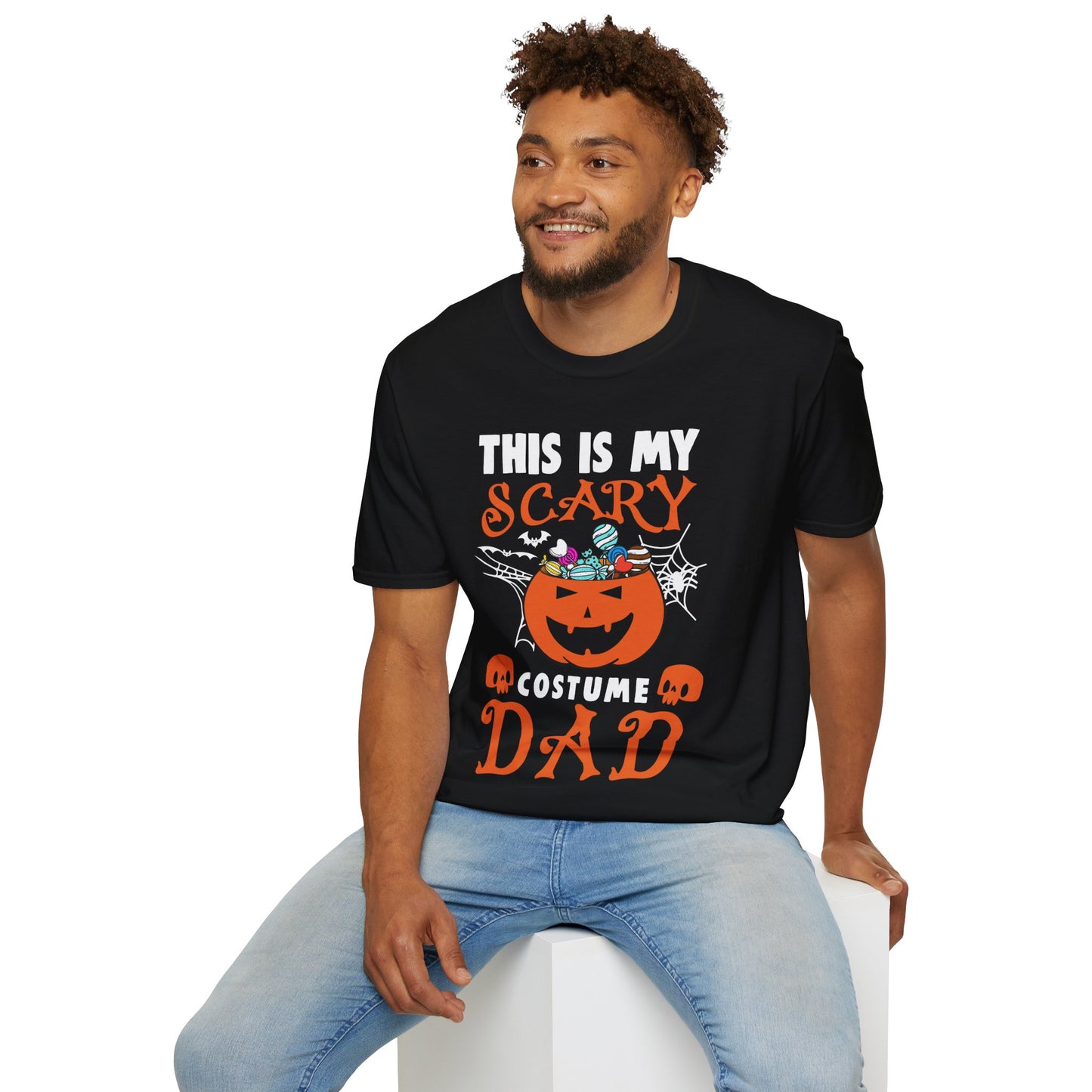 This Is My Scary Costume Dad T-Shirt β Funny Halloween Graphic Tee β Spooky Holiday Shirt