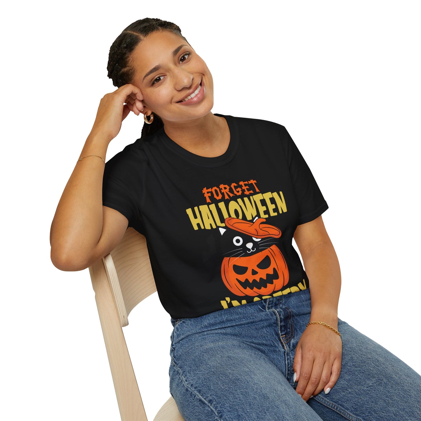 Forget Halloween I Am Creepy All Year Round T-Shirt β Funny Halloween Graphic Tee β Spooky Holiday Shirt