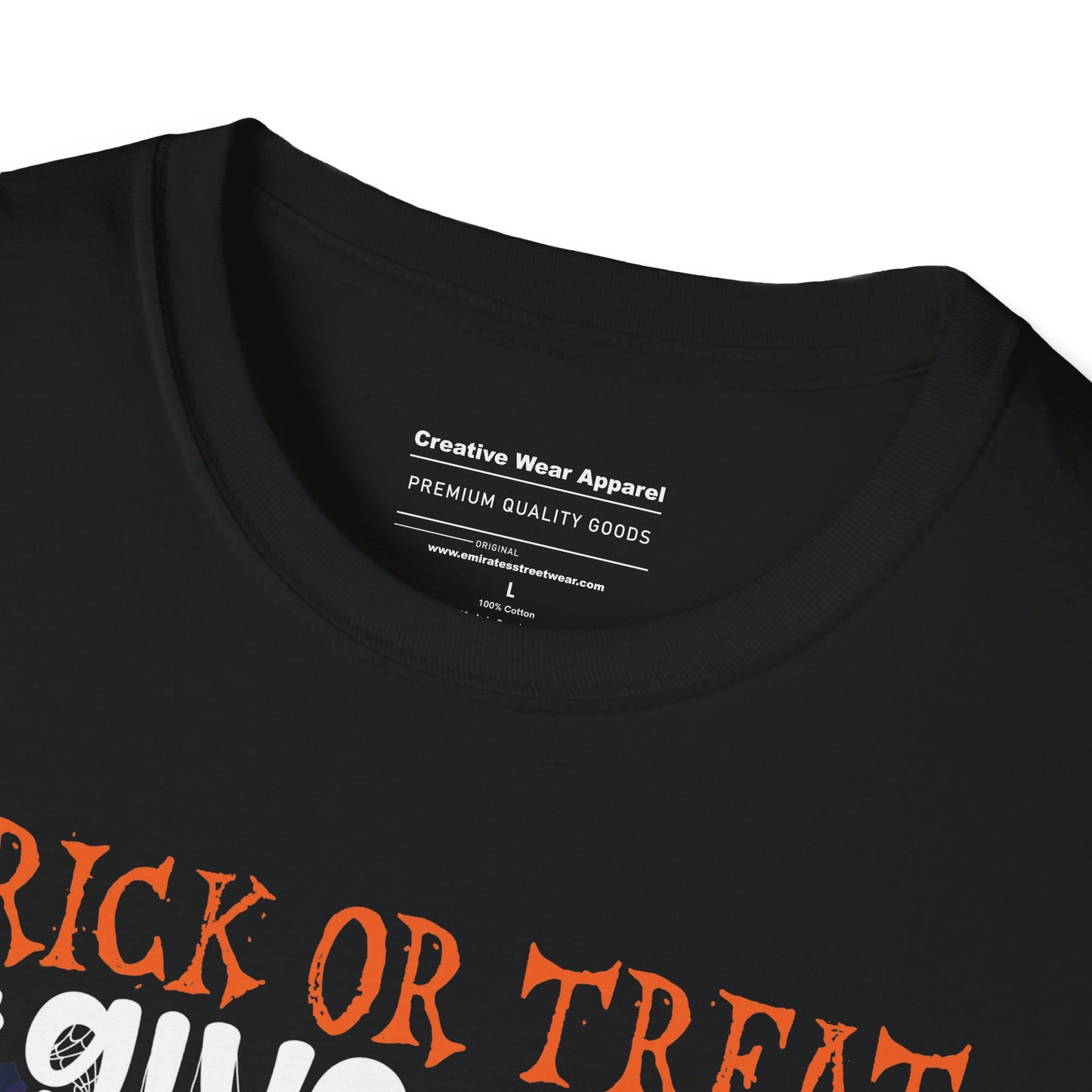 Trick or Treat Give Me Something Good To Eat T-Shirt β Funny Halloween Graphic Tee β Spooky Candy Shirt