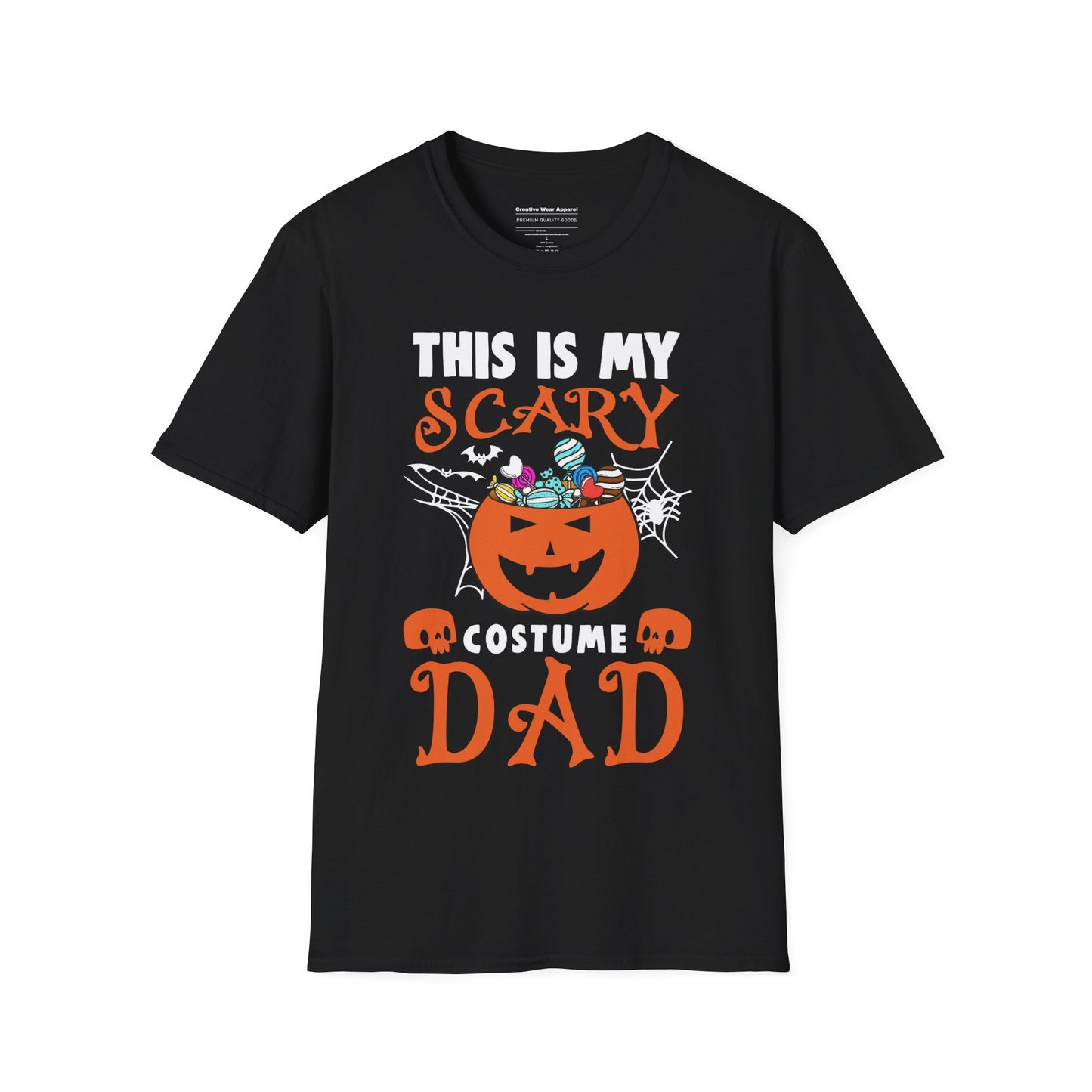This Is My Scary Costume Dad T-Shirt β Funny Halloween Graphic Tee β Spooky Holiday Shirt