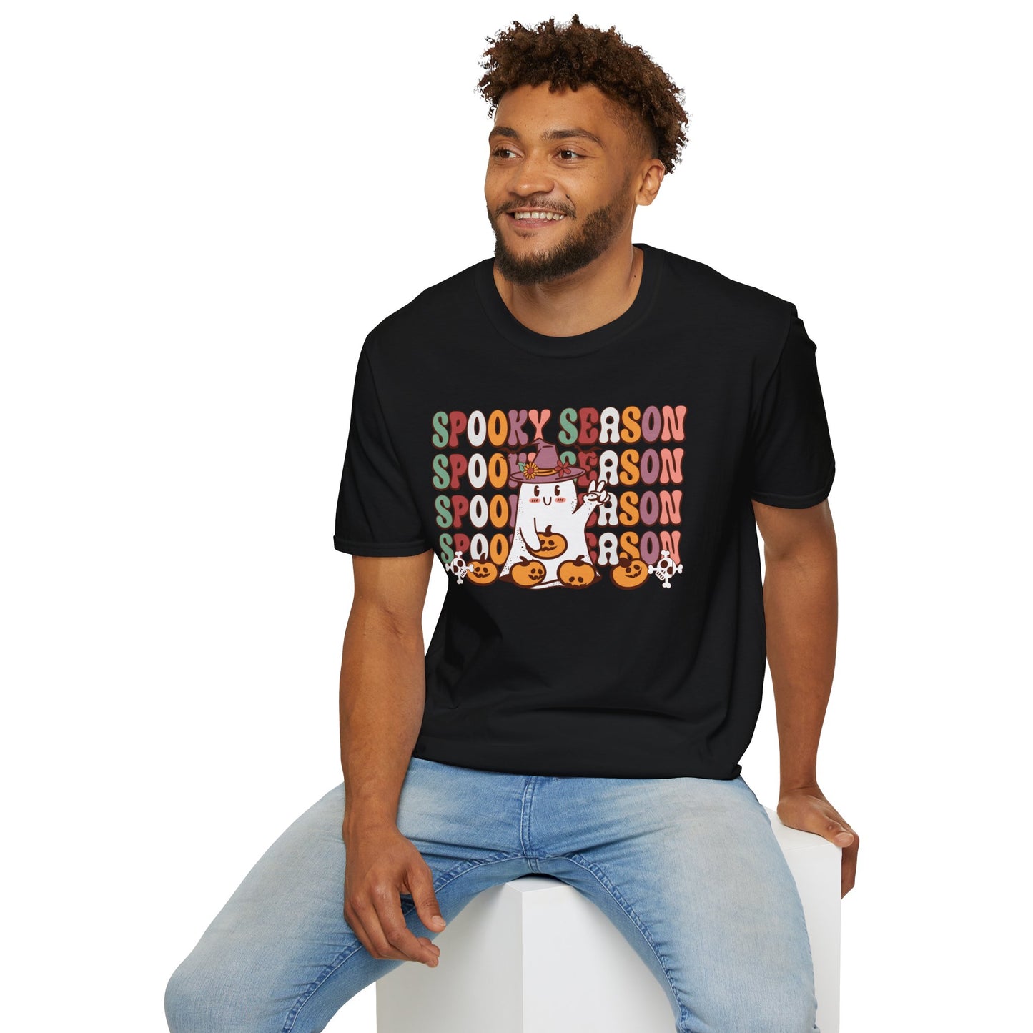 Spooky Season T-Shirt β Minimalist Halloween Graphic Tee β Cute Fall Shirt