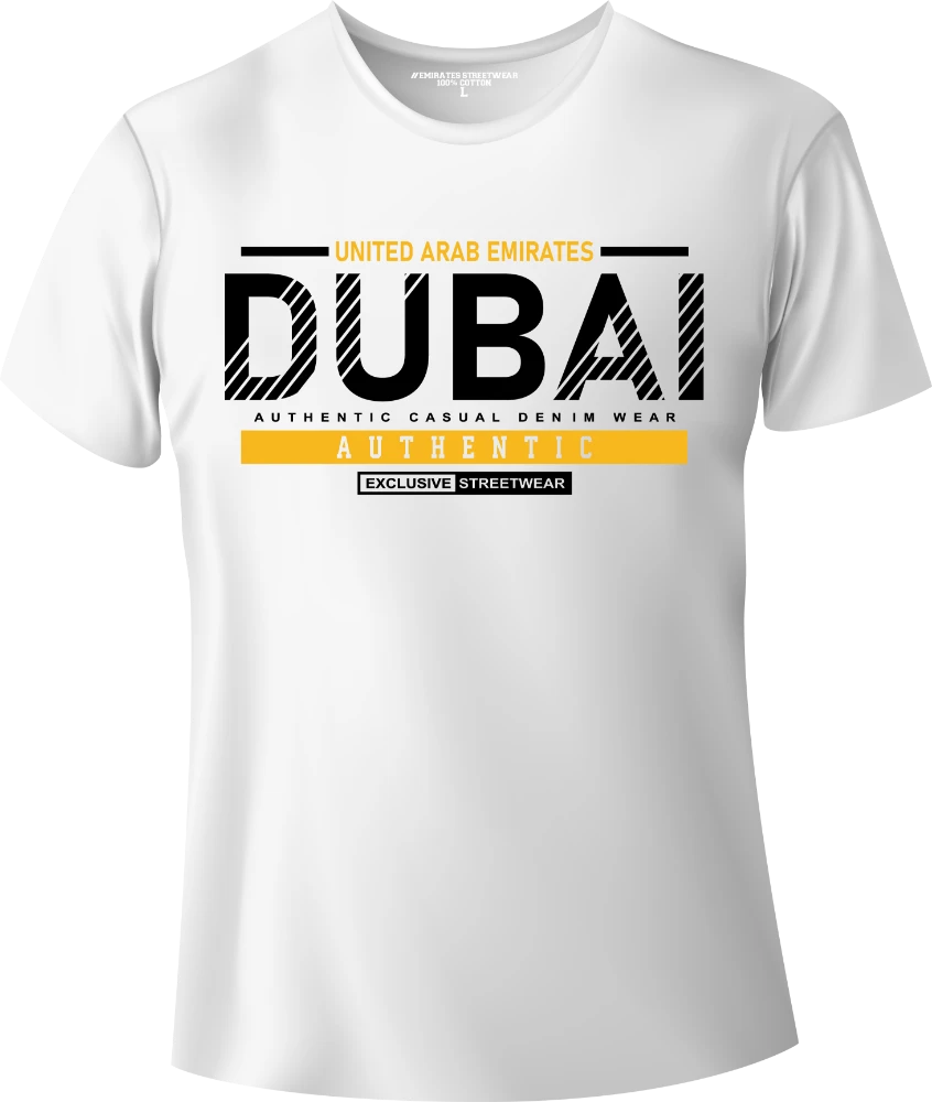 Dubai Exclusive Streetwear T-Shirt | Gift / Souvenir Unisex Tee for Men, Women & Kids D-161