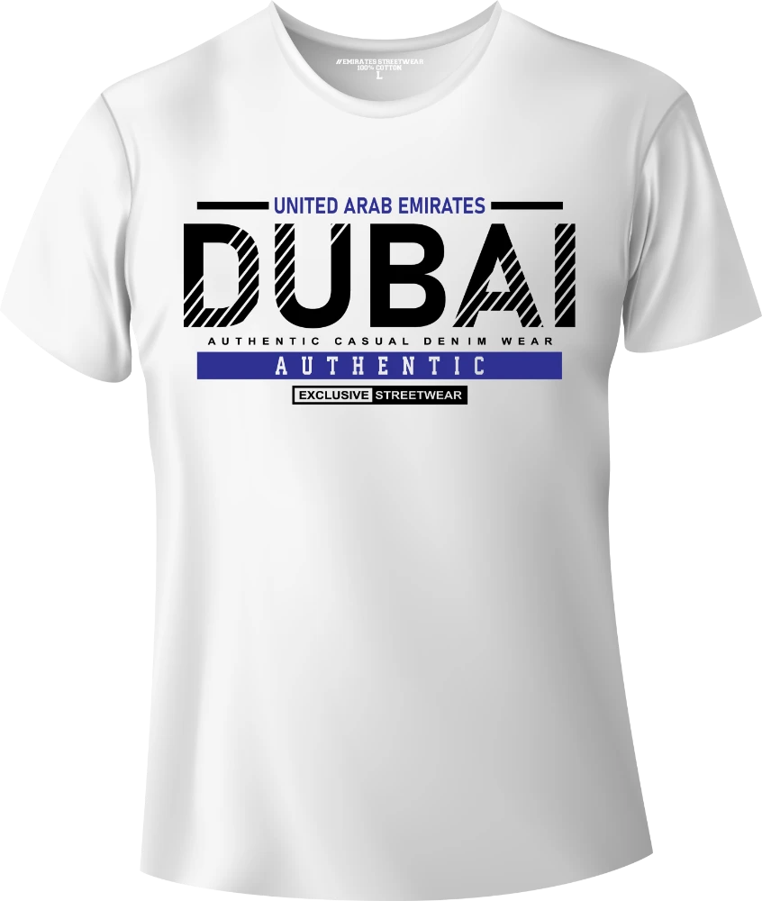 Dubai Exclusive Streetwear T-Shirt | Gift / Souvenir Unisex Tee for Men, Women & Kids D-161