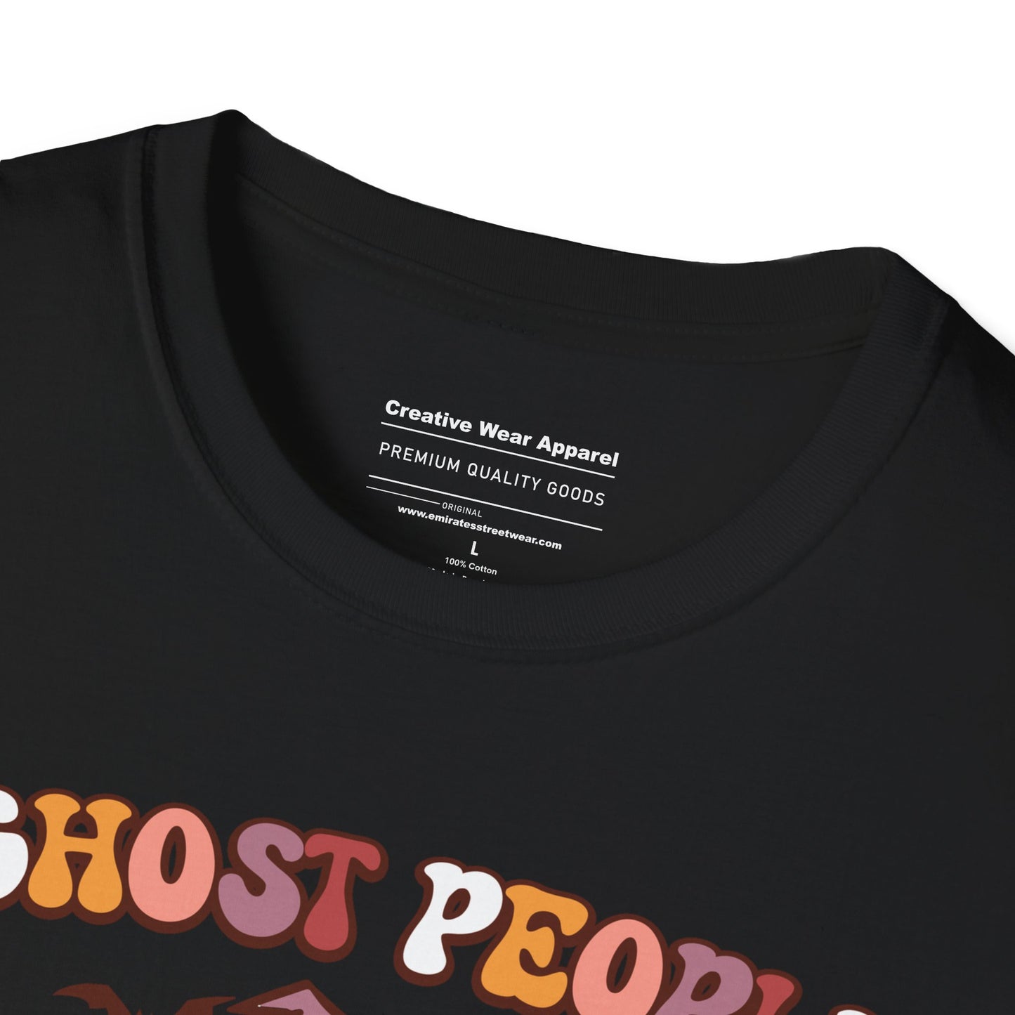 I Ghost People All Year Around T-Shirt β Funny Halloween Graphic Tee β Spooky Ghost Shirt