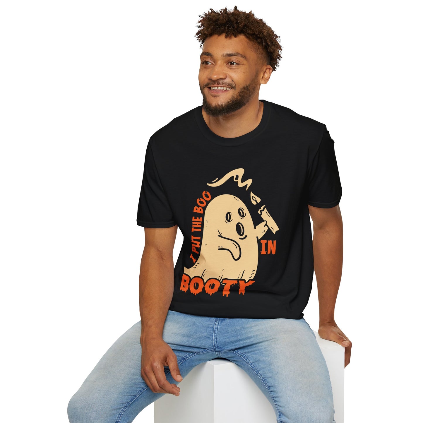 I Put The Boo In The Booty T-Shirt β Funny Halloween Graphic Tee β Spooky Humor Shirt