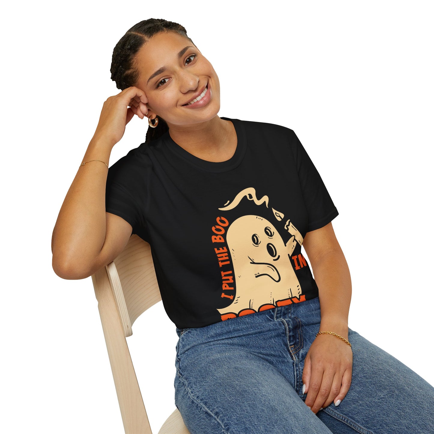 I Put The Boo In The Booty T-Shirt β Funny Halloween Graphic Tee β Spooky Humor Shirt