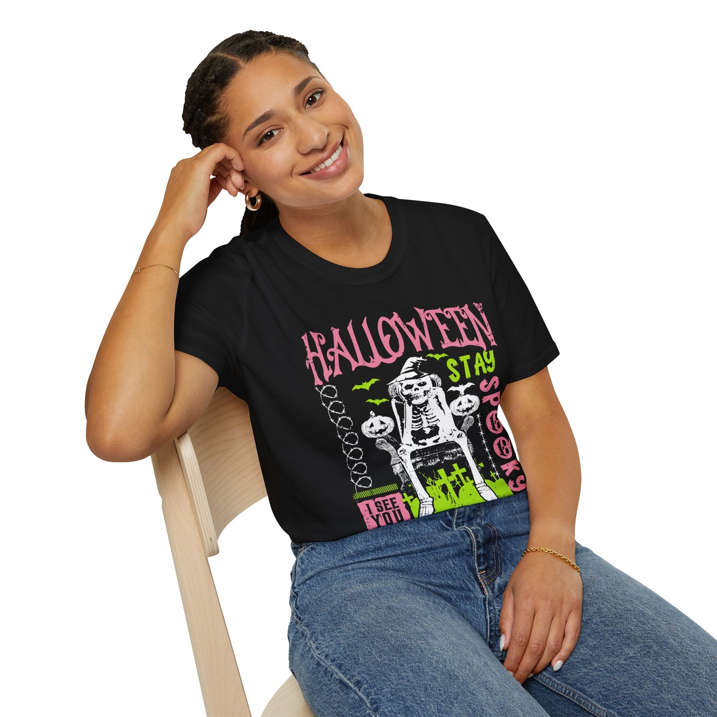 Stay Spooky I See You T-Shirt β Funny Halloween Graphic Tee β Spooky Holiday Shirt