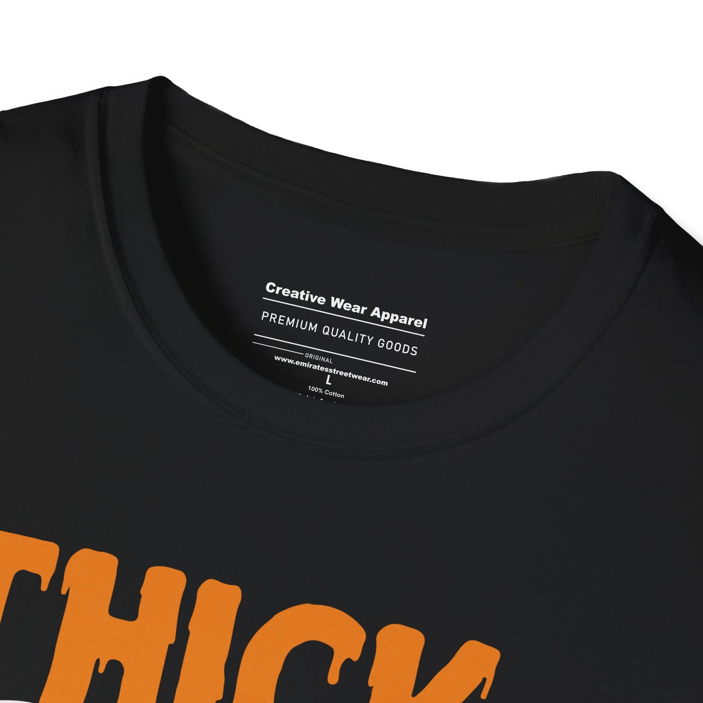 Thick Thighs And Spooky Vibes T-Shirt – Funny Halloween Graphic Tee – Spooky Holiday Shirt