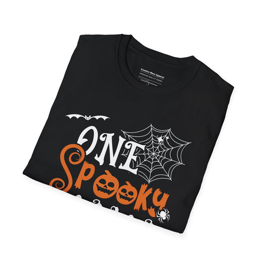 One Spooky Mama T-Shirt – Funny Halloween Graphic Tee – Spooky Holiday Shirt