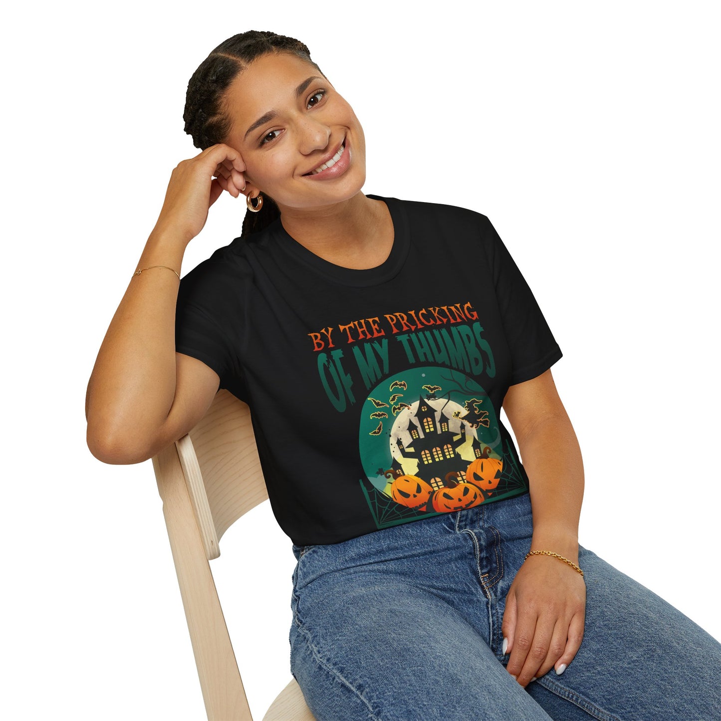 By The Pricking Of My Thumbs T-Shirt – Witchy Halloween Graphic Tee – Shakespeare Inspired Spooky Shirt