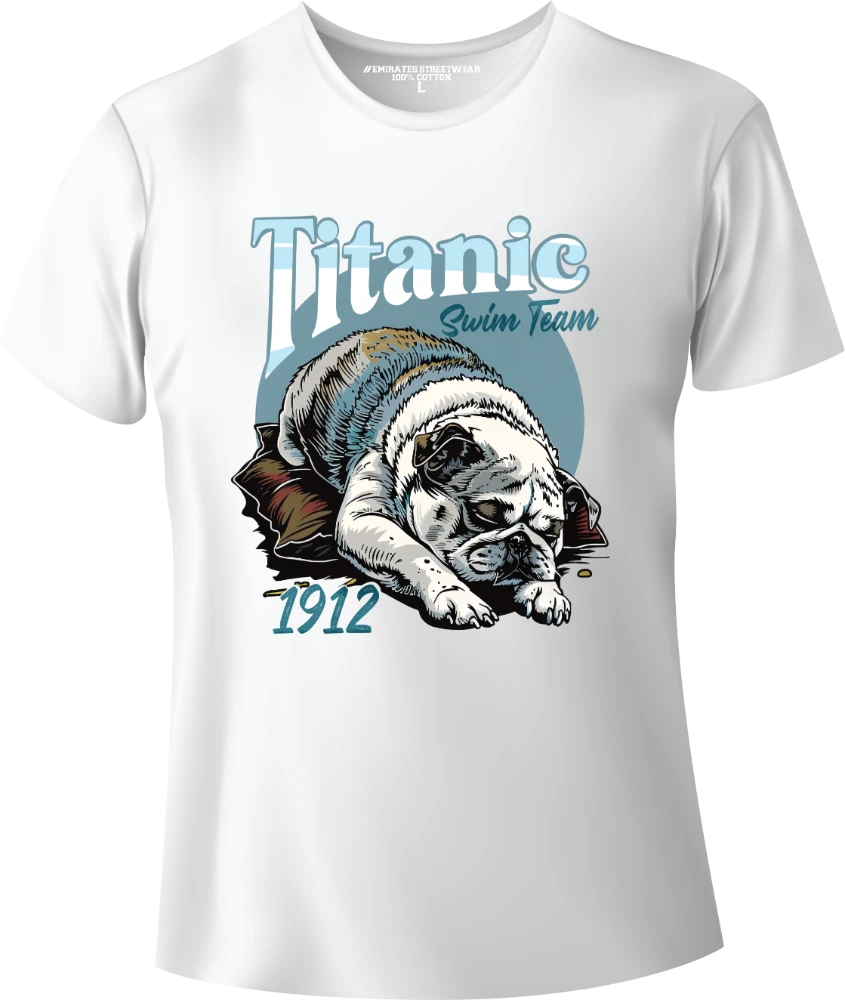 Titanic Swim Team 1912 – Funny Sarcastic Animal T-Shirt for Men, Women & Kids | D-128