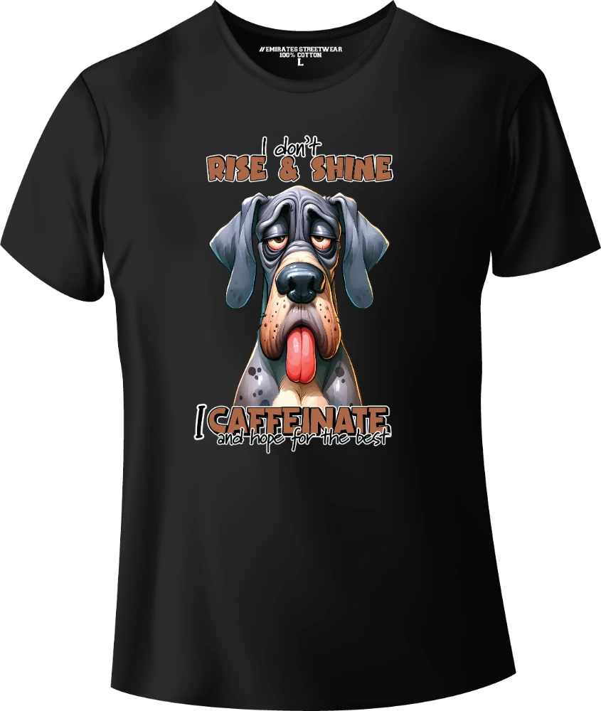 I Don't Rise And Shine  – Funny Sarcastic Animal T-Shirt for Men, Women & Kids | D-132