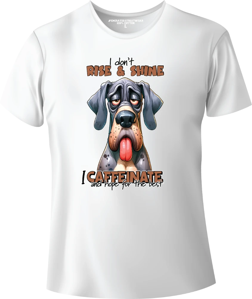 I Don't Rise And Shine  – Funny Sarcastic Animal T-Shirt for Men, Women & Kids | D-132