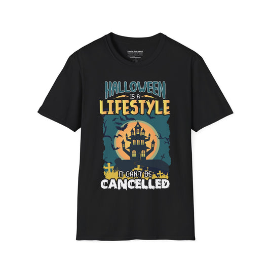 Halloween Is A Lifestyle It Can’t Be Cancelled T-Shirt – Funny Spooky Graphic Tee – Halloween Lover Shirt