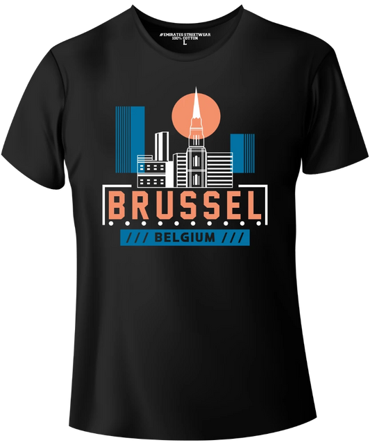 Brussel Belgium – World-Famous City T-Shirt for Men, Women, or Kids, Unisex Tee