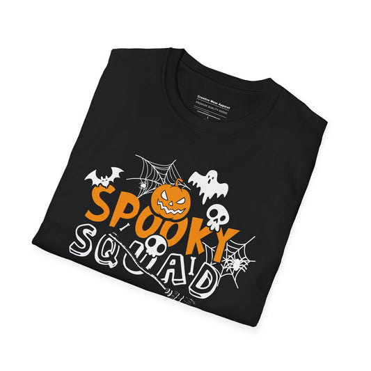 Spooky Squad T-Shirt – Funny Halloween Graphic Tee – Spooky Holiday Shirt