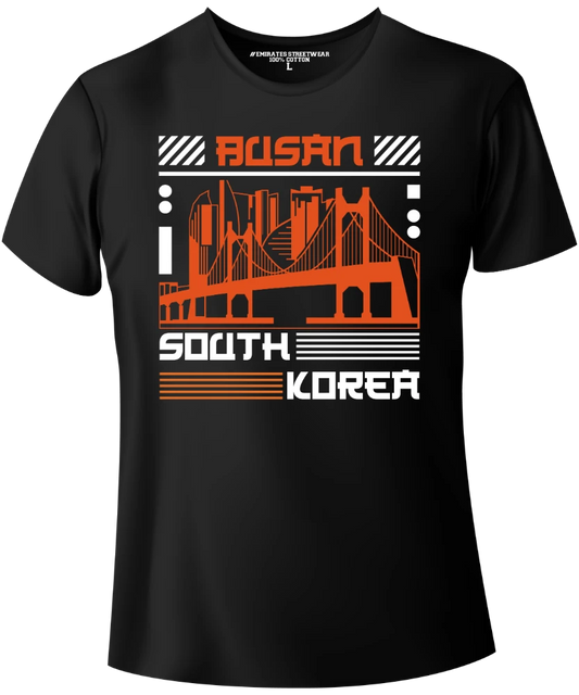 Busan South Korea – World-Famous City T-Shirt for Men, Women, or Kids, Unisex Tee