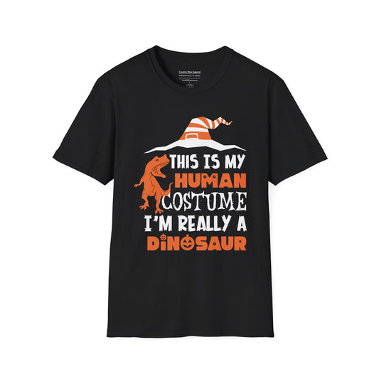 This Is My Human Costume T-Shirt – Funny Halloween Alien Tee – Spooky Graphic Shirt
