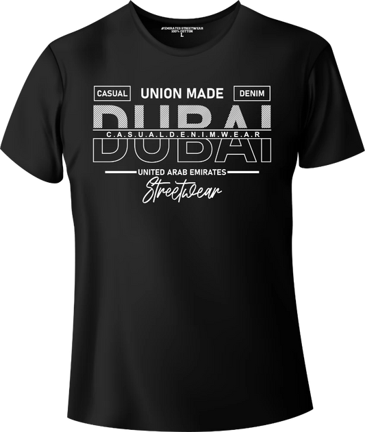 Dubai UAE Streetwear Gift T-Shirt | Souvenir Unisex Tee for Men, Women & Kids D-011