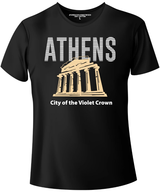 Athens Greek– World-Famous City T-Shirt for Men, Women, or Kids, Unisex Tee