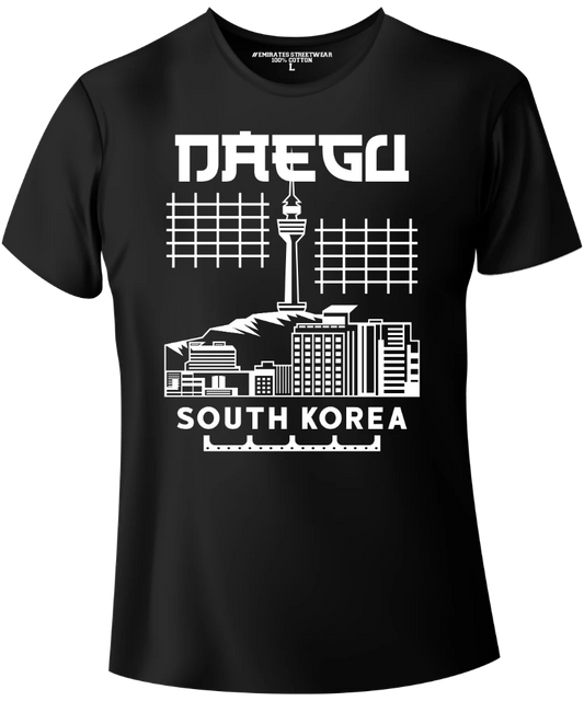 Daegu South Korea – World-Famous City T-Shirt for Men, Women, or Kids, Unisex Tee