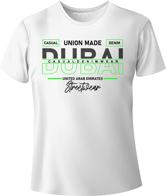 Dubai UAE Streetwear Gift T-Shirt | Souvenir Unisex Tee for Men, Women & Kids D-011