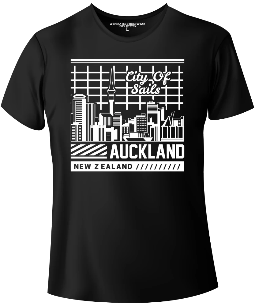 Auckland New Zealand – World-Famous City T-Shirt for Men, Women, or Kids, Unisex Tee
