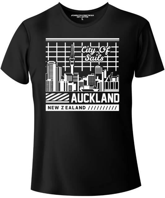 Auckland New Zealand – World-Famous City T-Shirt for Men, Women, or Kids, Unisex Tee