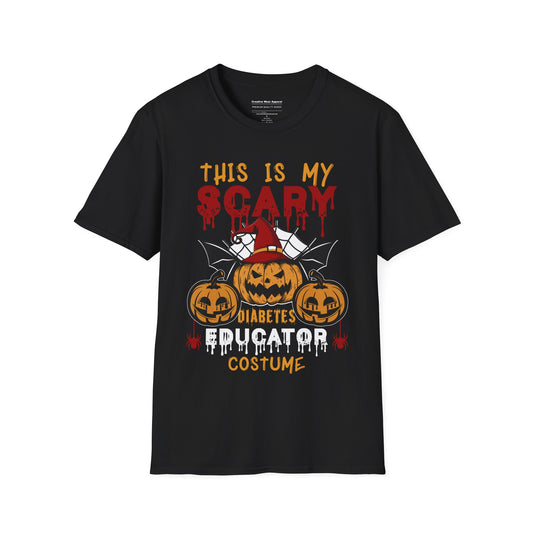 This Is My Scary Halloween T-Shirt – Funny Halloween Graphic Tee – Spooky Costume Shirt