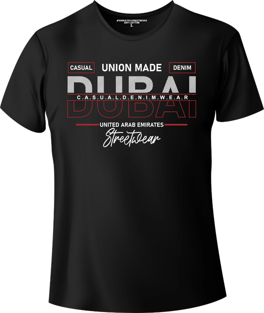 Dubai UAE Streetwear Gift T-Shirt | Souvenir Unisex Tee for Men, Women & Kids D-011